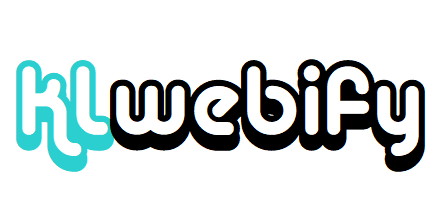 Le logo de l'entreprise KLwebify - développement web - web marketing et réseaux sociaux à Brux (86)